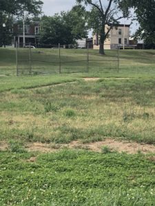 Clifton Park - Softball field with Harford Rd in background