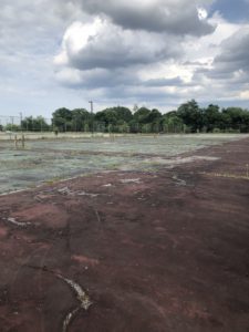 Clifton Park - tennis courts near school