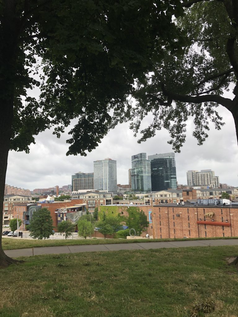 Federal Hill Park - View of Harbor East