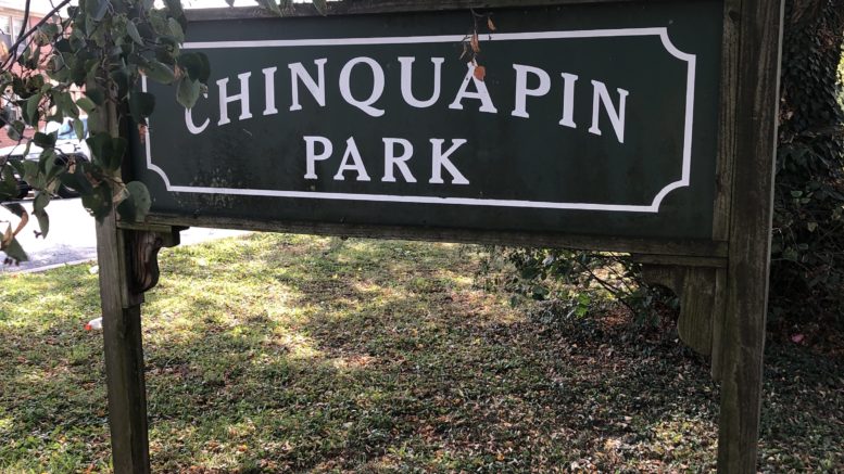 Chinpaquin Park Sign